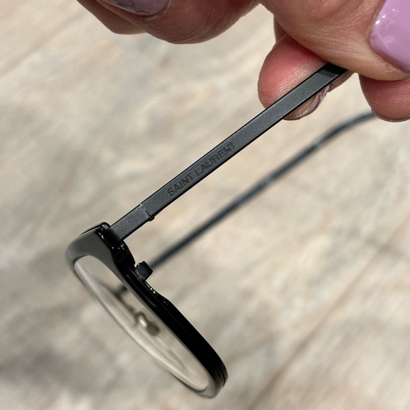 Authentic eyeglasses Unisex SAINT LAURENT SL-452/F-SLIM 001 - Picture 6 of 9